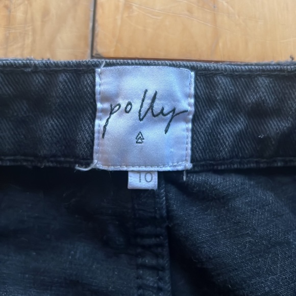 black mom jeans with rips - Picture 2 of 3